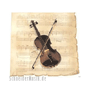 Napkins "Violin" (20-pack)