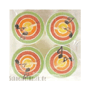 Tealights multicoloured, without glass (4-pack)