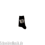Music-Socks black with print accordion Size 39/42