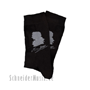 Music-Socks black with print Mozart silhouette and signature Size 46/48