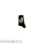 Music-Socks black with print tuba Size 43/45