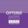 Optima 2135 Mandolin Set (Flatwound Polished) Loop End