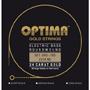 Optima 2319 DB Bass GOLD Strings ML, Double Ball End