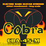 Cobra CBA-45-M Bass Nickel Roundwound, Long Scale, medium