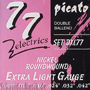 Picato DXL77 Electrics 77 Nickel Roundwound (Double Ballend), Extra Light