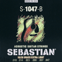Sebastian S-1047-B Acoustic 80/20 Brass, Extra Light