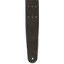 Planet Waves 25VNRR00-DX Vintage & Western Deluxe Blasted Leather Strap w/Row Rivets black