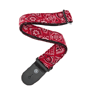 Planet Waves 50G02 Textile Collection Correa de Teijdo (tela/nylon) - Bandana Red