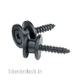 Planet Waves PWEP102 Solid Brass Metal End Pins - black (2-pack)