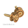 Planet Waves PWEP302 Solid Brass Metal End Pins - Brass (2-pack)