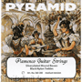 Pyramid Flamenco Guitar (Black) Set, Medium Tension