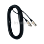 RockCable Microphone Cable 3.0m, XLR(F) - XLR(M) black, metal plugs
