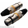 RockCable RCL10001 M - XLR Female Plug, with metal cap