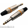 RockCable RCL10003 M - 1/4" straight Plug, Stereo, with metal cap