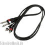 RockCable RCL 20932 D4 Patch Cable, 2x RCA Male - 2x 6.3 mm Mono Male, 1.5 m