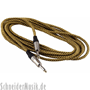 RockCable RCL 30203 TC Instrument Cable (braided) straight - straight 10Ft, gold