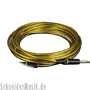 RockCable RCL 30256 D6 GOLD Instrument Cable, straight - w/right angle 6m, gold