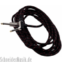 RockCable RCL 30256 TC Instrument Cable (braided) straight - w/right angle 20ft, black