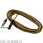 RockCable RCL 30256 TC Instrument Cable (braided) straight - w/right angle 20ft, gold