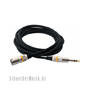 RockCable RCL30383 D6 M BA Fully balanced Microphone cable, XLR(F) / XLR(M), straight 1/4" plug