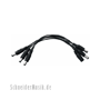 RockCable RCL30600 DC 5 DC Power Cable with 1 male and 5 female coaxial DC power connectors