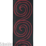 RockStrap RST NB1CE Nylon Bass Strap negro, con motivo bordado "Rotora"