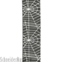 RockStrap RST NB1CP Nylon Bass Strap negro, con motivo impreso "Spider Web"