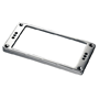 Schaller 113SP Tonabnehmer-Zubehör Rahmen für Humbucker flach 6,35mm Metall gerade Satin - Pearl