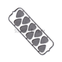 Techra Picks POLYCARBONATE / Púas gris 0.60 mm (10-pack)