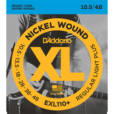 D'Addario D&#039;Addario Nickel EXL110+ Regular Light