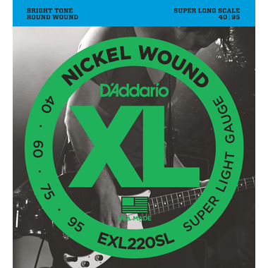D'Addario D&#039;Addario EXL220SL Bass Nickel Roundwound Super Long Scale XL