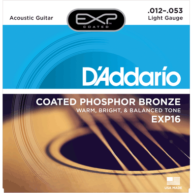 D'Addario D&#039;Addario EXP16 Coated Phosphor Bronze, Light