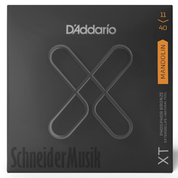 D/'Addario EJ74 11/"-40/" Bronze Wound Saitensatz für Mandoline mit Loop End