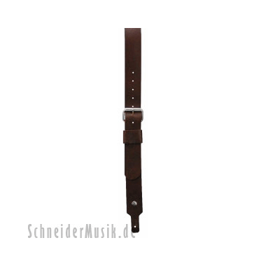 Dunlop Red Monkey Leder Gitarren Gurt Refugee, braun