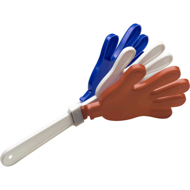 Stagg GGH-FR Kunststoff Go-Go Handklapper, franz&ouml;sische Nationalfarben