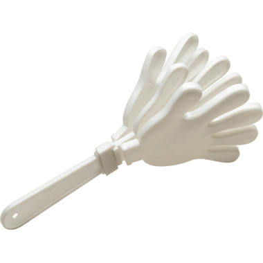 Stagg GGH-WH Kunststoff Go-Go Handklapper, in Weiss