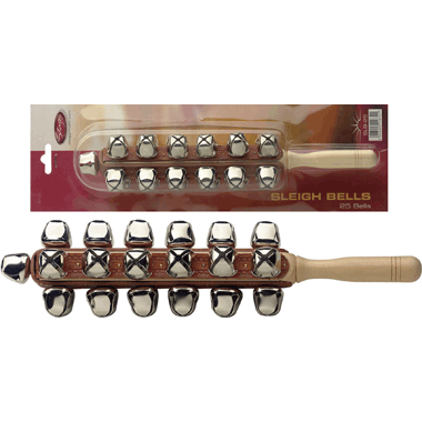 Stagg SLB-25 Jingle-Stick mit 25 Schellen, Schlittenglocken