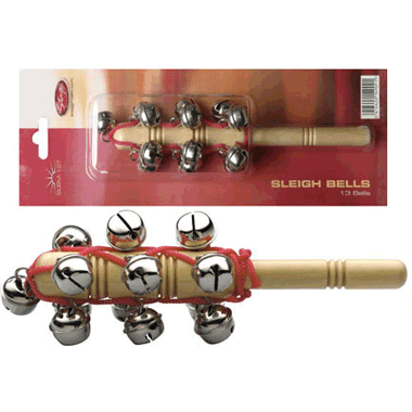Stagg SLBM-13T Jingle-Stick mit 13 Schellen, Schlittenglocken