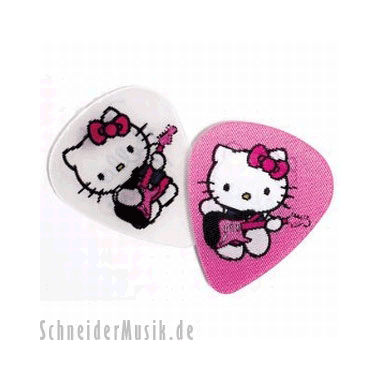 Fender Hello Kitty Plektren pink / wei&szlig;