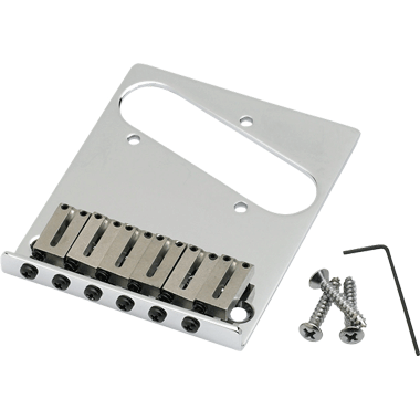 Fender 099-0807-100 American Series Telecaster&reg;, 6-Saddle Bridge Assembly, chrom