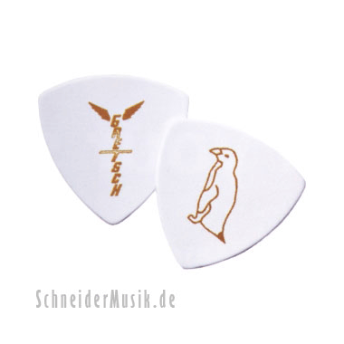 Gretsch 346 Triangle Celluloid Picks - white medium