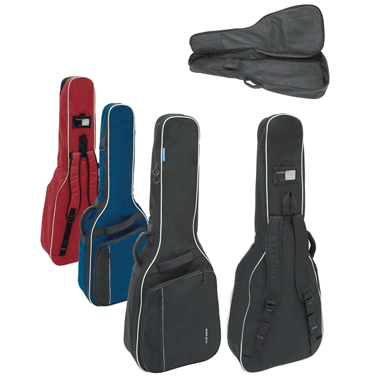 Gewa Gig Bag Gitarre Economy 12 Line Konzert 1/2 rot
