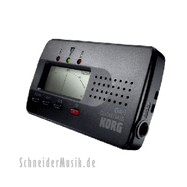 KORG GA-1 Stimmger&auml;t Gitarre/Bass schwarz