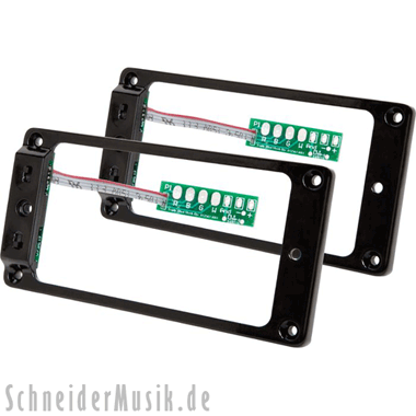 Seymour Duncan TS-2S Triple Shot switching Mounting Ring Set (Humbucker, Hals/Br&uuml;cke), schwarz