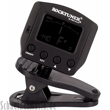 Warwick Rocktuner RT CT 2 Auto-Chromatisches Clip-On Stimmger&auml;t (Git./Bass/Blasinstr.) schwarz