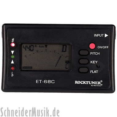 Warwick Rocktuner RT T 3 Auto-Chromatisches Stimmger&auml;t (Git./Bass/Chrom.) schwarz