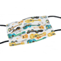 Face Mask for Kids with musical details, guitars - colorful Face Mask for Kids with musical details, guitars - colorful