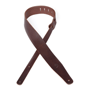 D'Addario 25TL01-DX Thick DELUXE Leather Guitar Strap, Brown D'Addario 25TL01-DX Thick DELUXE Leather Guitar Strap, Brown