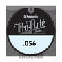 D'Addario NYL056W Classics Basses Single String for Classical Guitar, silver plated, .056 D'Addario NYL056W Classics Basses Single String for Classical Guitar, silver plated, .056