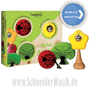 CAMPANILLA PERCUSSION SET for Kids from 12 months "Garden Friends" 3 pieces CAMPANILLA PERCUSSION SET for Kids from 12 months "Garden Friends" 3 pieces